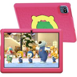 Tablet for Kids, 10 Inch Android 13 Kids Tablet with 6GB RAM+64GB ROM+128GB SD Expansion, 5000 mAh, Dual Camera, Tablet with Parent Control