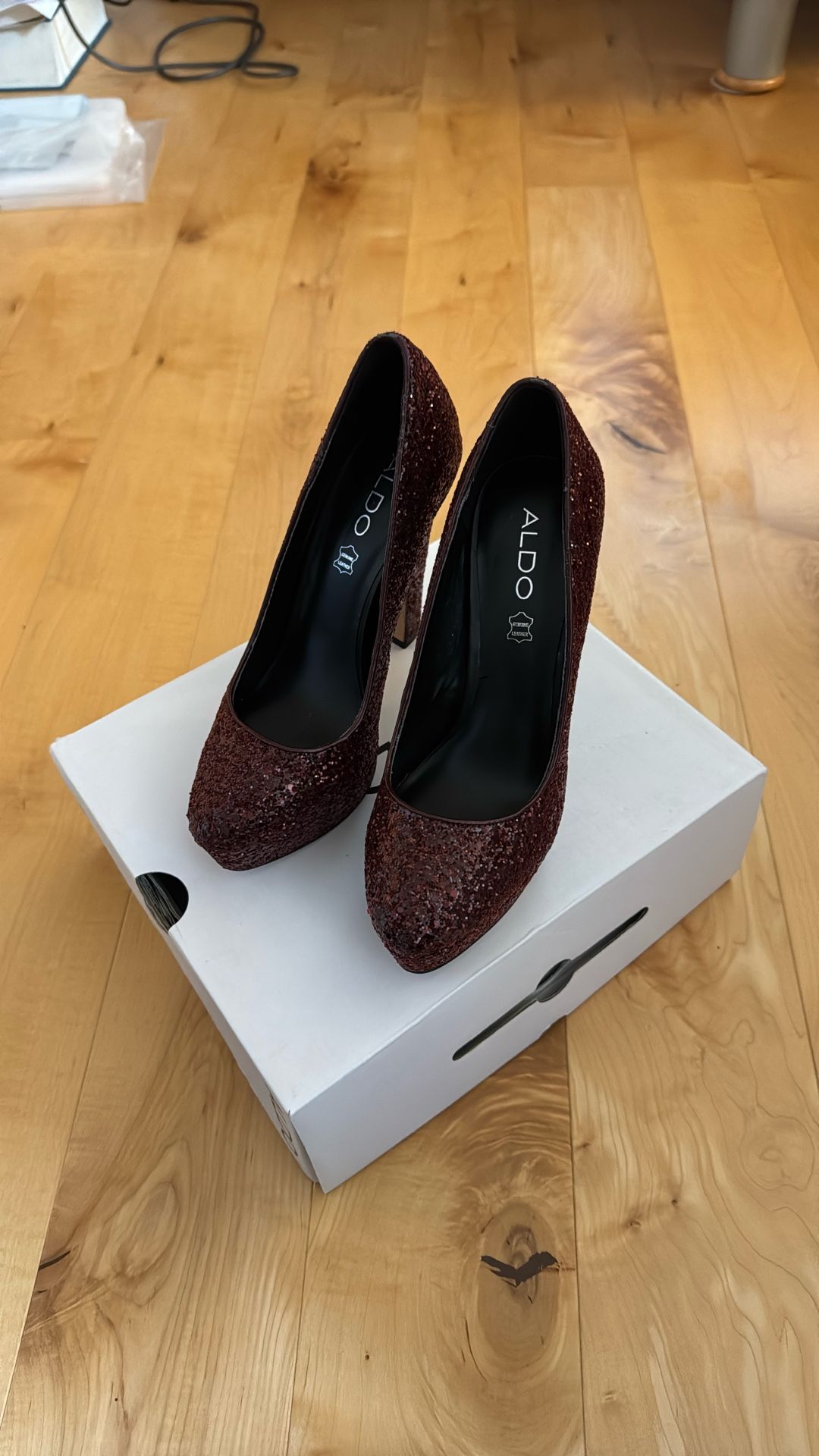 ALDO Heels Red