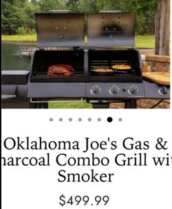 Oklahoma Joe’s Gas And Charcoal With Smoker Grill