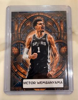 Custom Blast Victor Wembanyama San Antonio Spurs #1 Custom Basketball Card Mvp