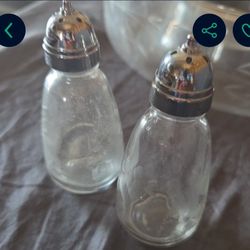 Princess House Salt & Pepper Shakers