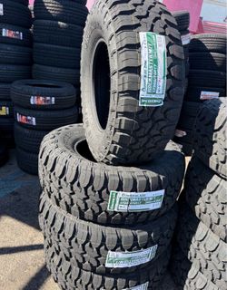 285/70r17  Rockmaster MT tires nuevas con 50,000 millas de garantía las 4