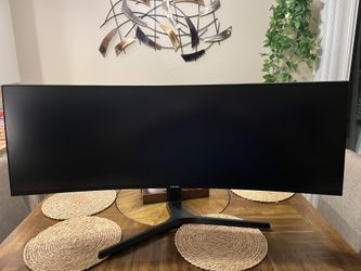 44 Inch Samsung Curved Monitor With Webcam