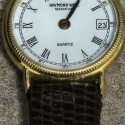 WATCH LADIES RAYMOND WEIL GOLD PLATED 