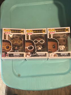 The Migos Funko Pops Set of 3