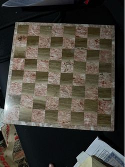 Chess board, marble