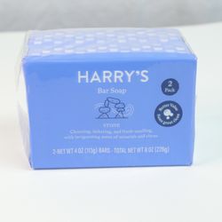 Harry’s Stone Scent Bar Soap 2 Pack 4oz - NEW