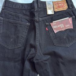 Levi’s men’s 550 black jeans