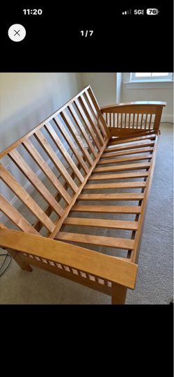 Solid wooden Futon ( no hardware)