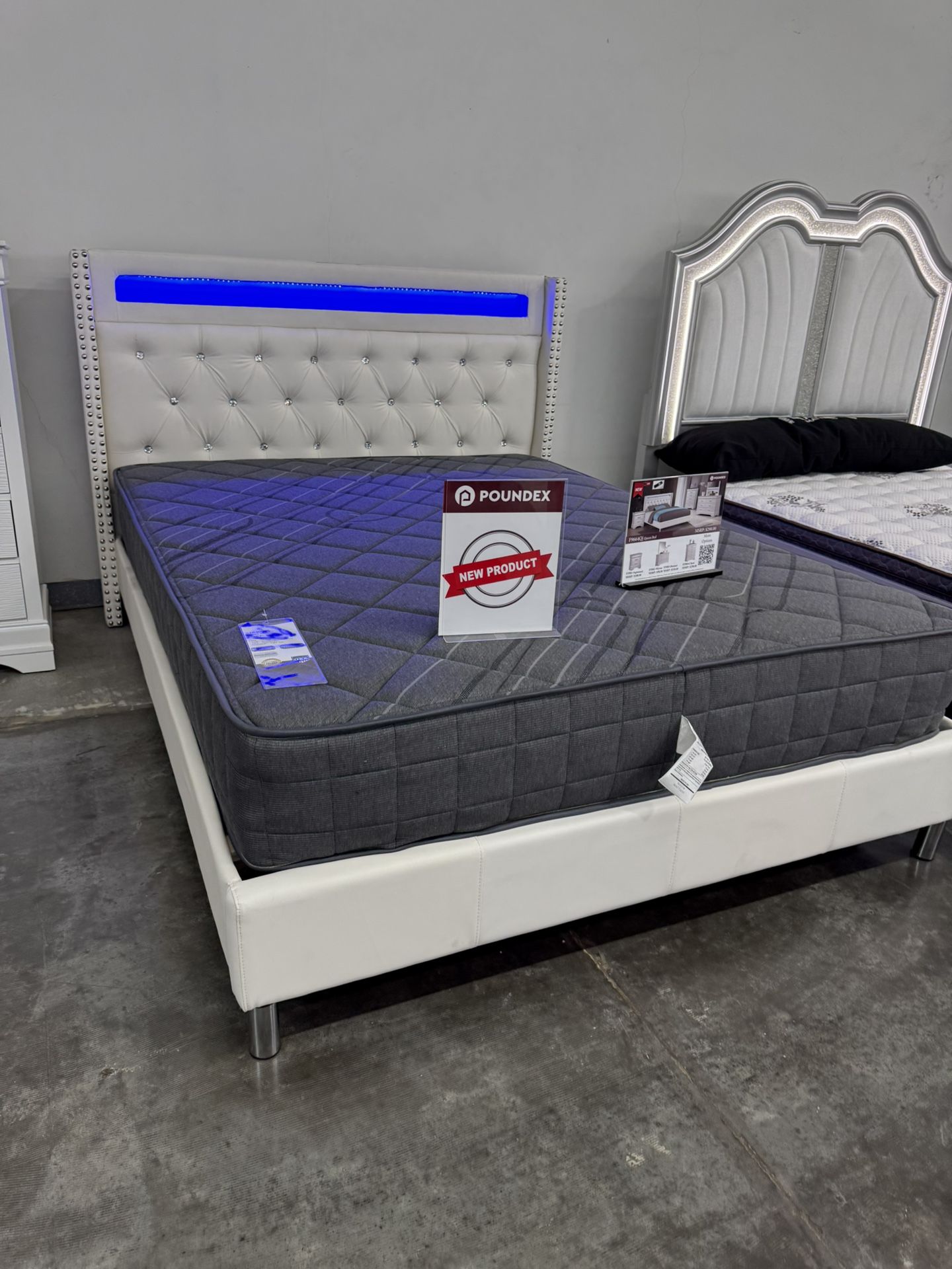 New Queen Bed Frame With Mattress