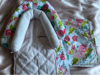 2-in-1 Car Seat Head Support + Car Seat Cover