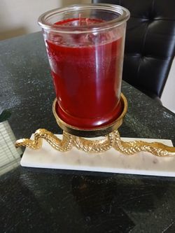 Beautiful Snake Accet  Candle Holder.