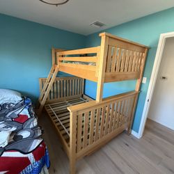 Twin Over Full Bunk Bed With Trundl