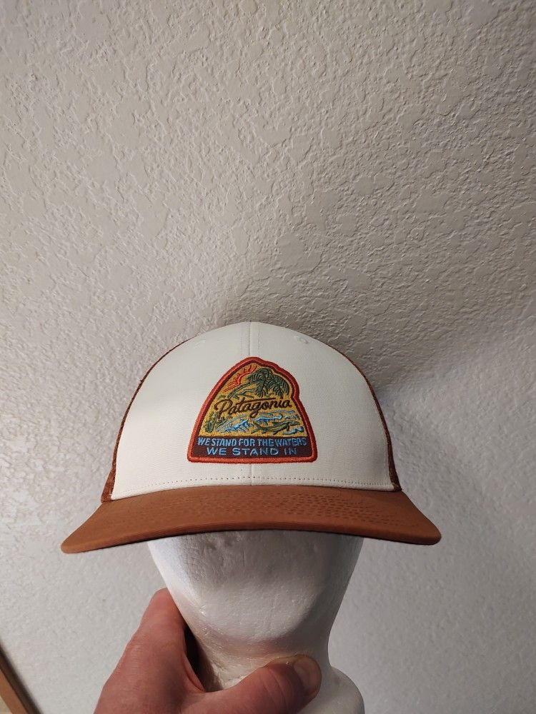 Patagonia Trucker Hat We Stand For The Waters Adult One Size 