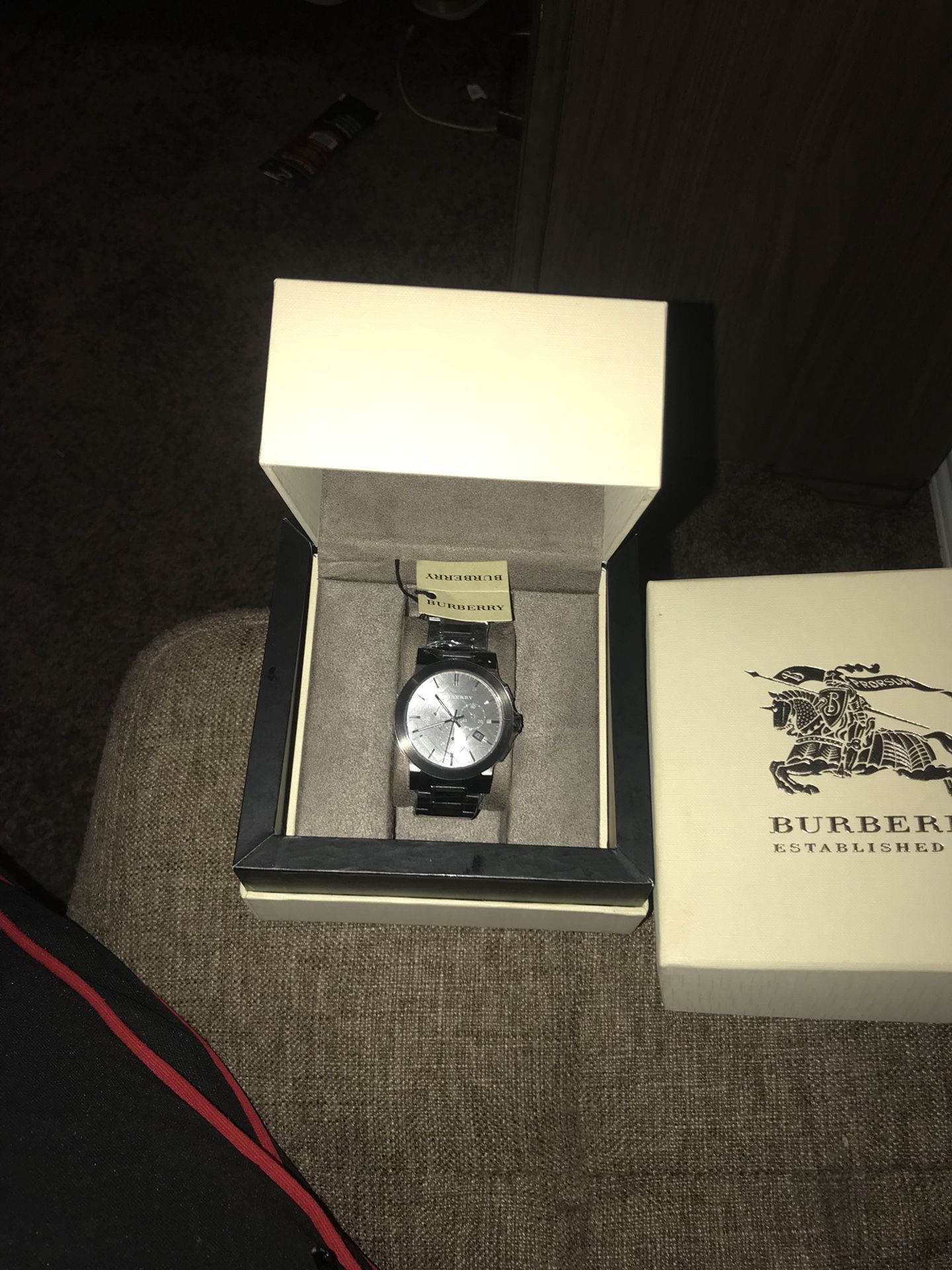 Authentic Burberry watch brand new never worn