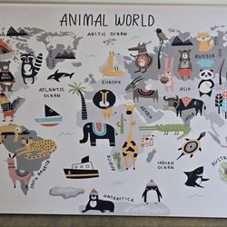 Animal World canvas