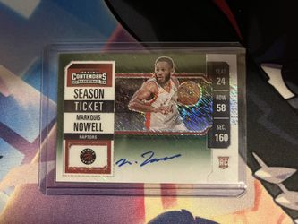Markquis Nowell Panini Season Ticket Card