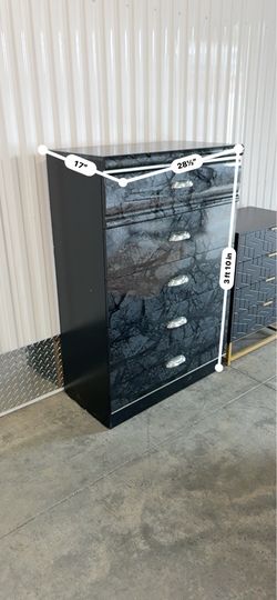 2 black Dressers