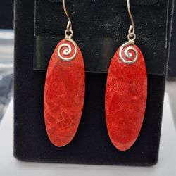 Bali Sponge Coral Earrings 