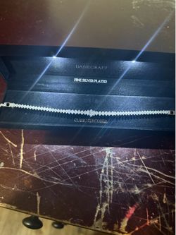 Silver plated cubic zirconia tennis bracelets