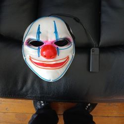 Light up halloween mask with remote
