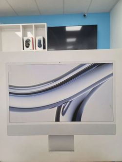 Apple - iMac 24" All-in-One - M3 Chip (Brand New) 8-Core CPU | 16GB RAM | 1TB SSD | 10-Core GPU Silver