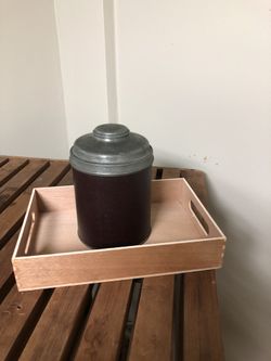 Old Pipe tobacco jar