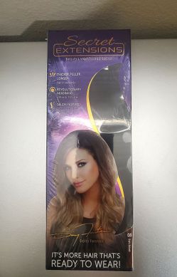 Daisy Fuentes Secret Extensions in Dark Brown NEW