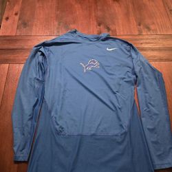 Detroit Lions Nike Compression Shirt Size Large 