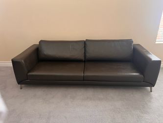 Brown Leather Couches – BoConcept – $1,000