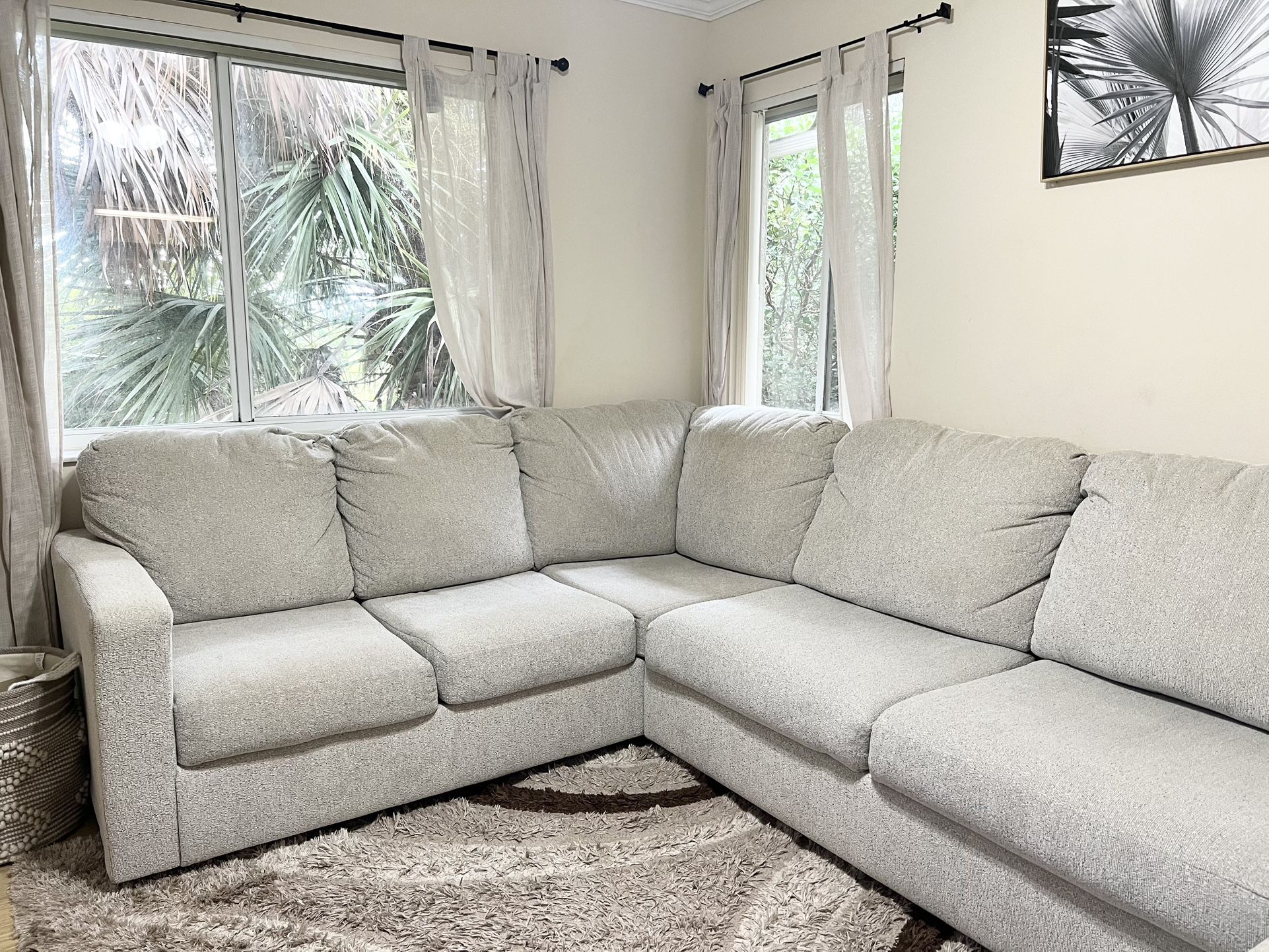 3-Piece Sectional with Chaise