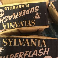 Lots Of 6 Sylvania Superflash Flashbulb