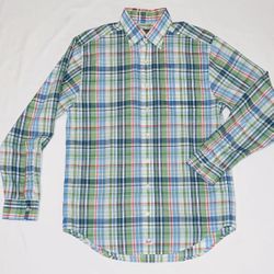 Vineyard Vines Classic Fit Murray Shirt Plaid Cotton Casual Mens  Button Down Top Size M Medium 
