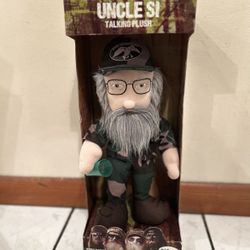 NEW Duck Dynasty Uncle Si Talking Plush