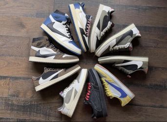 Travis Scott Fragment Mocha Olive Low High