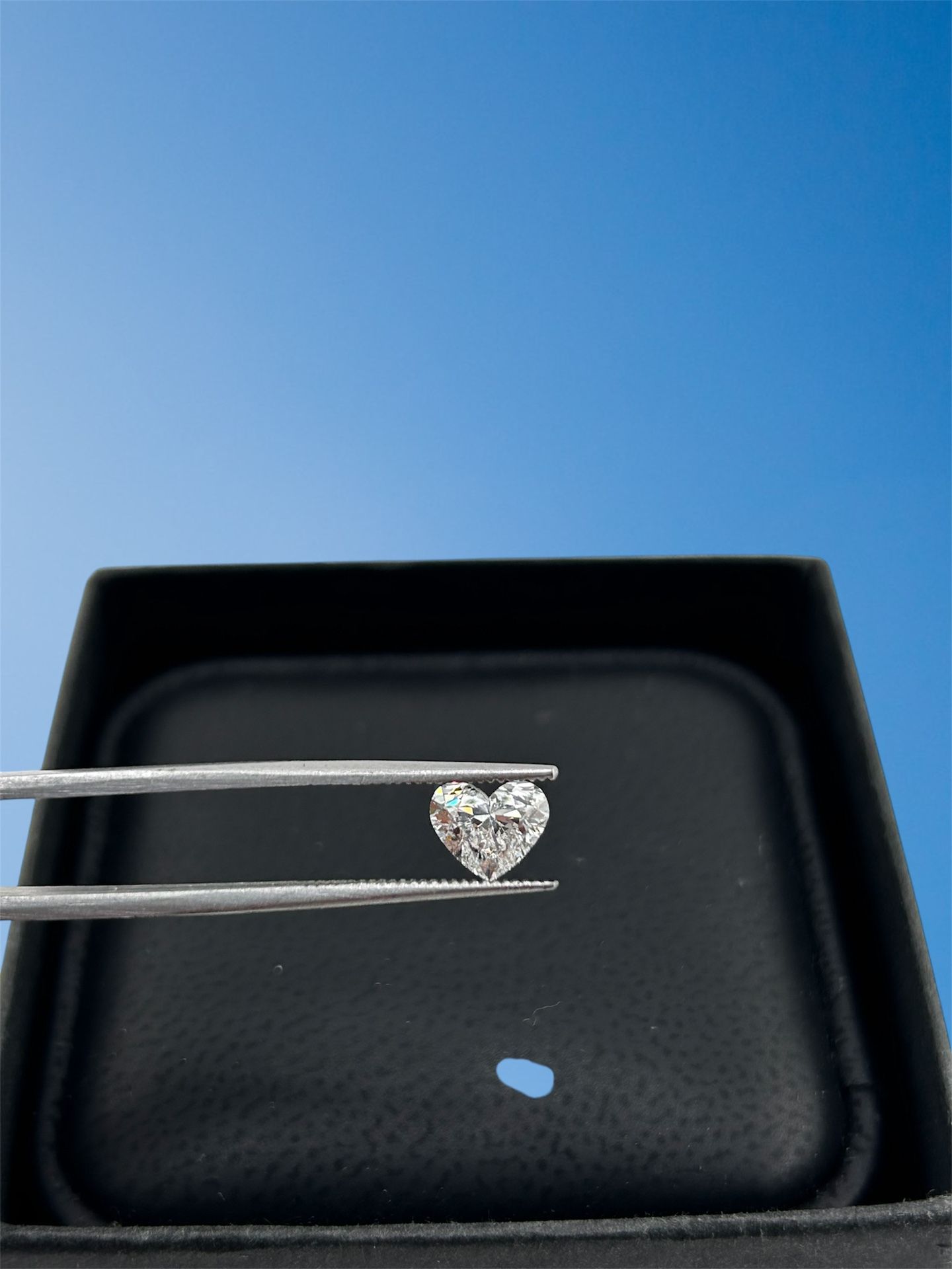 1.01 Ct Lab Grown Heart Shape Certified Diamond