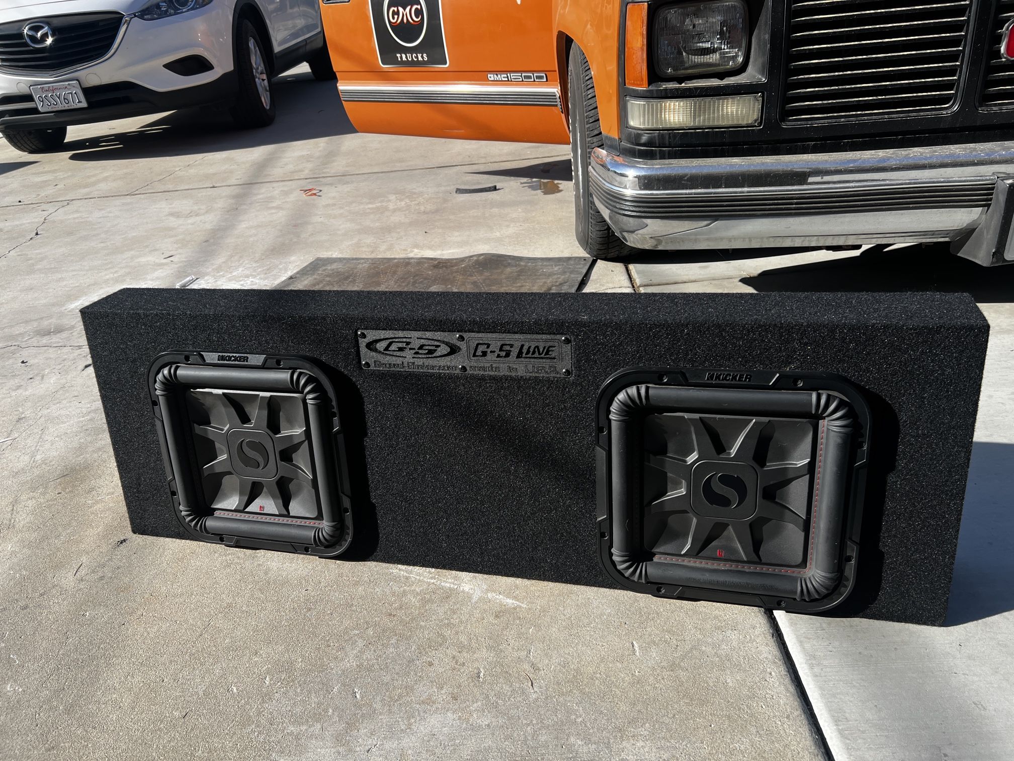 L7t 2 12 Subwoofers For Single Cab Truck Box