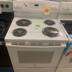 GE JB258DMWW 30 in. 5.3 cu. ft. Electric Range Stove