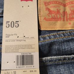 505 Levis Regular Fit