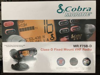 Cobra Marine VHF Radio.