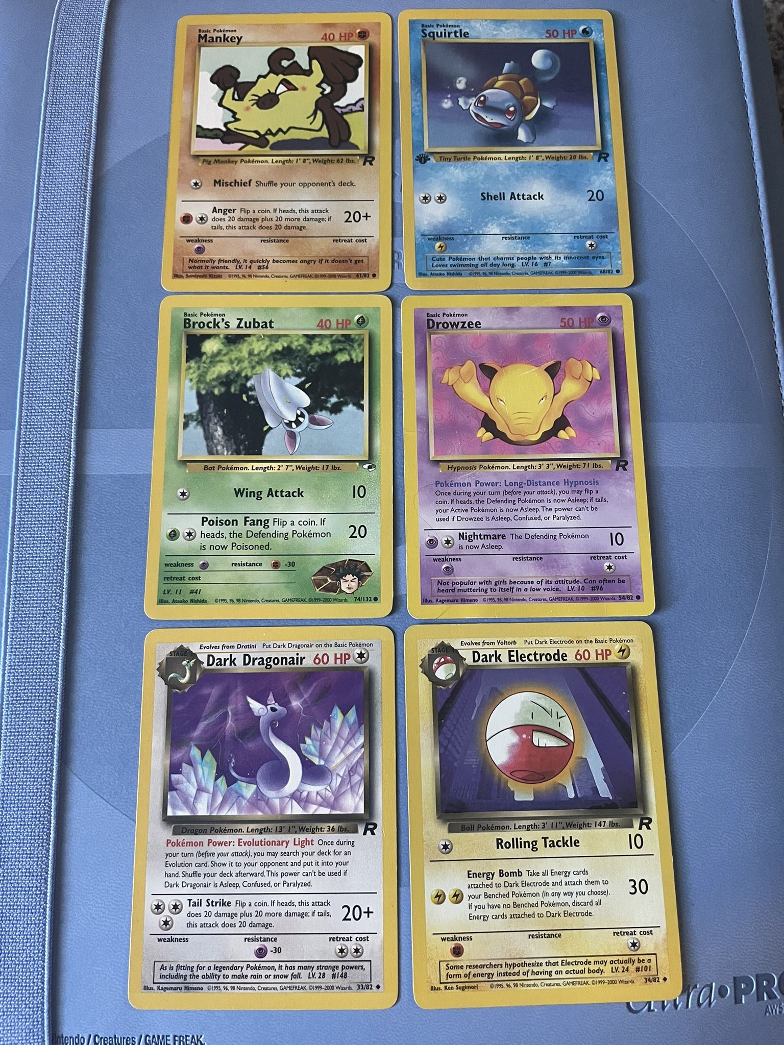 Vintage Pokemon Cards