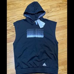 Adidas Donovan Mitchell sleeveless Hoodie “Determination O Negativity Sz S,XL & 2XL available New