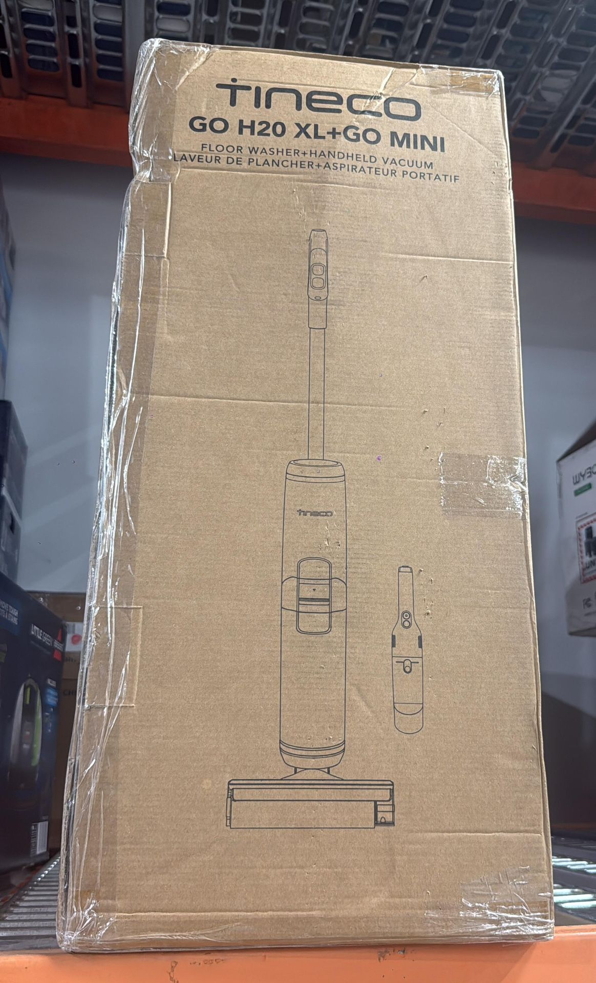 Tineco GO H2O XL+GO Mini Floor Washer and Handheld Vacuum.  