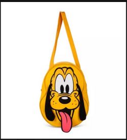 Disney Pluto Yellow Crossbody Bag – Character Face Mini Tote Purse