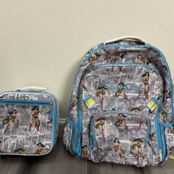 Pottery Barn Kid Girl‘s Backpack and lunch bag set
