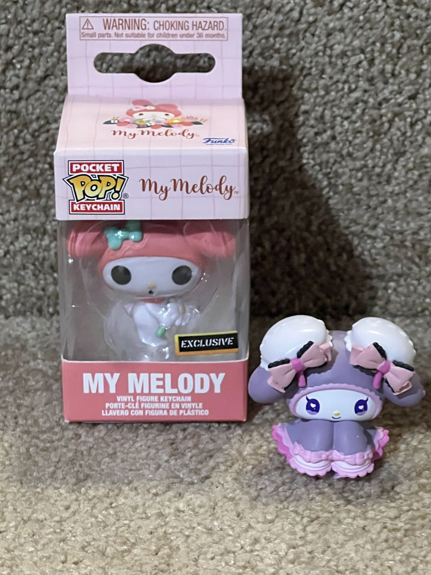 FUNKO POP POCKET KEYCHAIN MY MELODY Flower Sanrio EXCLUSIVE HOT TOPIC Dolly mix