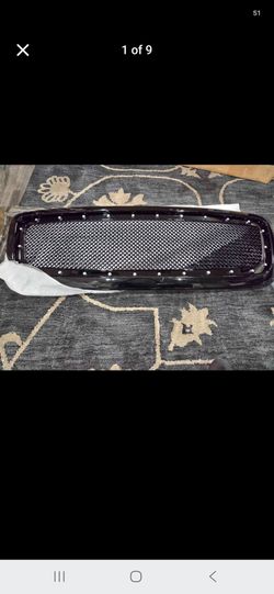 Dodge Ram gloss black grille shell