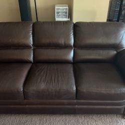 Leather Couch 