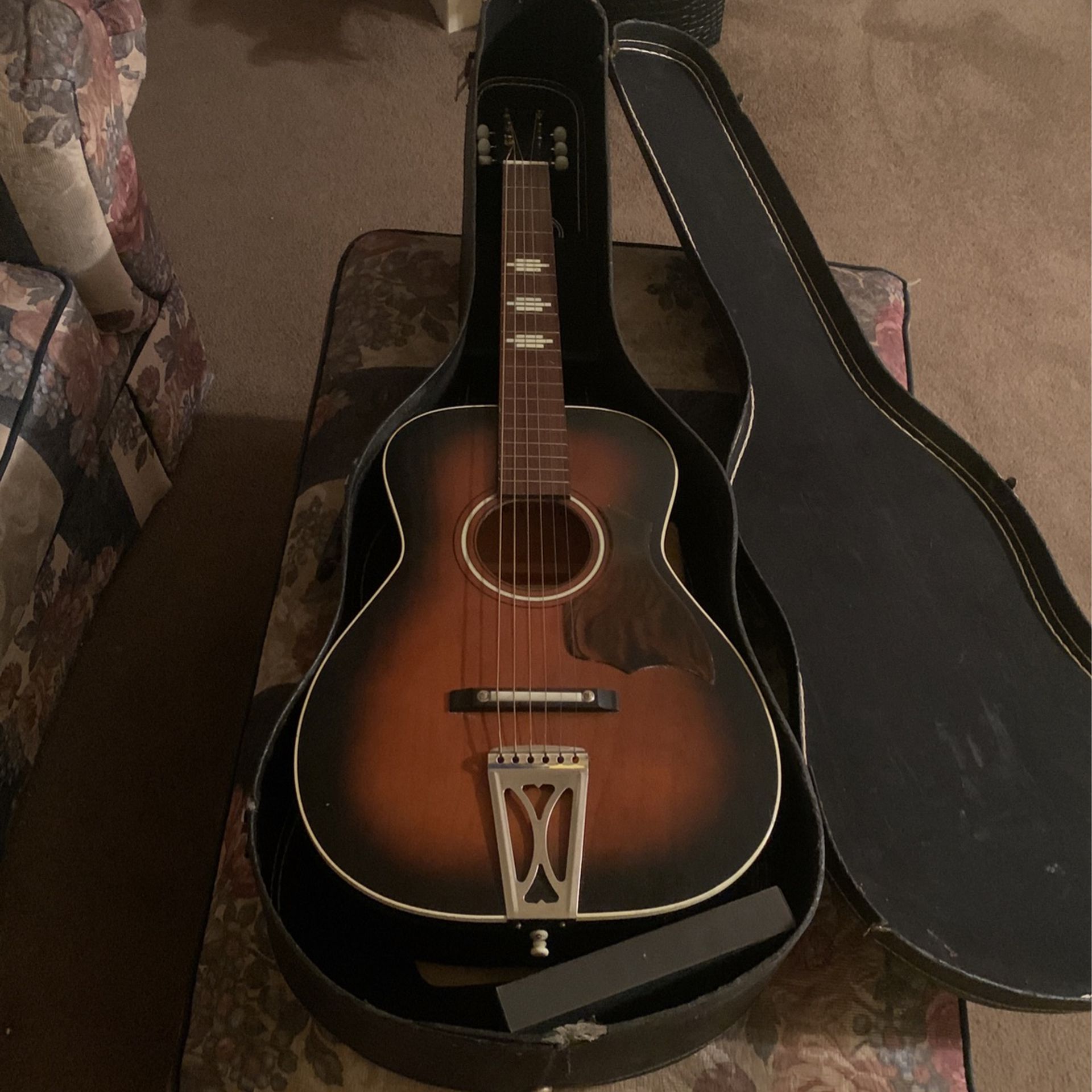 1966 Harmony Acoustic Guitar