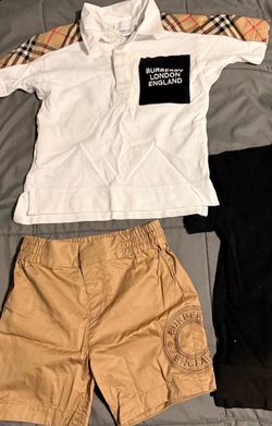 Toddler Burberry Shorts Set